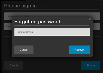 Forgot Password Reset