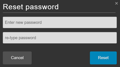 Reset Password