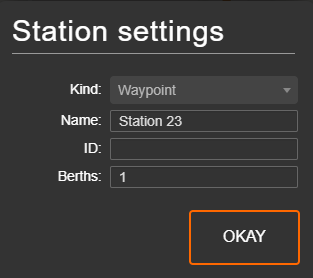 Station settings